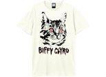 Amplified - Maglietta "Black Cat"" Per Uomo/Donna Unisex GD1873 (L) (Bianco Sporco)"