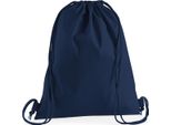 Westford Mill - Borsa Da Ginnastica "Premium"", Cotone RW9089 (Taglia Unica) (Blu Scuro)"