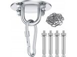 Ekspand | Set Di Montaggio Per Amaca - Acciaio Inox - Portata 200 Kg - Robusto E Antiruggine