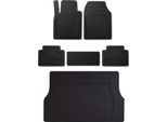 Set Di Tappetini In Gomma E Vaschetta Portabagagli Per Skoda Karoq 2017-2025 In Gomma Antiscivolo