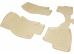 2012-2020 Seat Leon Tappetini Personalizzabili Tpe Beige 4 Pz