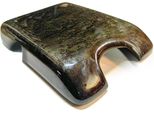 Copri Bracciolo Centrale Per Mercedes Clk C209 A209 2002-2010 Legno Pregiato Frassino Scuro
