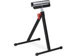 Cavalletto A Rotelle Relaxdays, Regolabile In Altezza In Continuo, 67-110 Cm, Pieghevole, Fino A 60 Kg, Cavalletto Per Officina, Acciaio, Nero