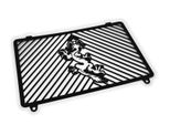 Copriradiatore Zieger Compatibile Con Kawasaki Z 750 | Z 1000 Bj 2003-06 Dragon Nero