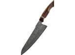 Coltello Da Cucina Damasco YU-37467 - Chef/Brown KP37467
