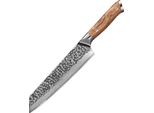Coltello Da Cucina In Damasco ZA-37481 - Kiritsuke/Brown KP37481
