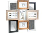 Bilderrahmen LOCKER Collage KONTRAST, bunt, B:49cm T:3cm, MDF, Bilderrahmen