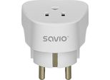 Savio AP-01 Adattatore/Inverter Per Interni 3750 W Bianco