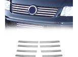 Modanature Griglia Radiatore Modanature Griglia Per Vw Transporter T5 2003-2010 Cromo Argento 8X