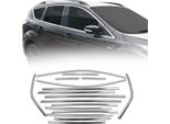 Modanature Per Finestrini Per Ford Kuga 2013-2019 In Acciaio Inox Cromato 18 Pz