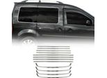 Modanature Per Finestre Per Vw Caddy 2003-2015 In Acciaio Inox Cromato 12Pcs