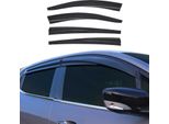 4X Paravento Parapioggia Per Dacia Sandero 2008-2012 Acrilico Scuro