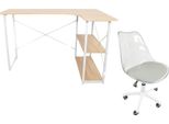 Quest Sonoma Oak Schreibtischset + Roma Stuhl