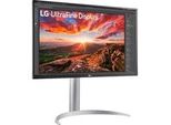 27UP850K-W, Led-Monitor 68.6 Cm (27 Zoll), Silber/Schwarz, Ultrahd/4K, Ips, USB-C