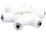 Logilink CA1088 Splitter Audio Logistar Bianco