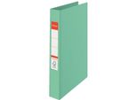 Esselte - Raccoglitore Ad Anelli Colour'breeze, 2 Anelli, Pp, Ft A4, Con Copertina Rigida, Verde