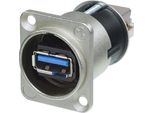 Neutrik - Usb 3.0 Reversibile Per Cambio Di Genere (Tipo A E B) - Custodia D Nichelata