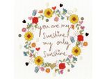 Bothy Threads Set Per Punto Croce "Love Sunshine"", 24X24Cm, Xka19, Schema A Punto Contato"