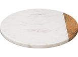 Vassoio Girevole Geom Hygge, Ø 30 Cm, Marmo
