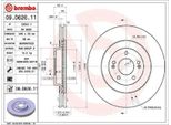 2X Disco Freno Brembo 09.D626.11 Per Hyundai I30 Hatchback (Pde Pd Pden)
