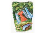 Rto Set Punto Croce "Il Vecchio Giardino Della Nonna"", Schema Da Contare, 13X18Cm C348"