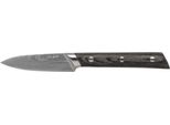Lamart LT2101 Coltello Per Sbucciare, Lama Molto Affilata E Manico Ergonomico, Acciaio Inox, Legno Da Imballaggio, Argento/Nero, Lunghezza Lama 9 Cm, Lama 20 Cm