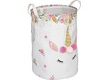 Spielzeugkasten "Unicorn"" - Stoff H. 50 Cm - Atmosphera Interior Designer"