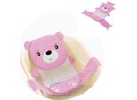 Chipolino Orsetto Da Bagno Con Manico In Plastica, Rete Da Bagno, Dalla Nascita Rosa