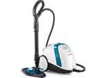 Polti Vaporetto Smart 100_B, Pulitore A Vapore A Cilindro, Blu, Bianco, Pulsanti, Acciaio Inox, Ce, 1500 W