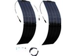 Set Di Pannelli Solari, 100 Watt, Alta Efficienza, Kit Solare 100W