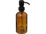 5Five Simply Smart Seifenspender, Dosierspender, Glas, Kunststoff, Braun, 250 Ml, 174798B