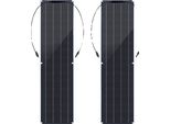 Pannello Solare, 100 Watt, 12V, Nero 100W