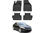 2006-2013 Volvo C30 Tappetini Tpe Nero 4 Pz