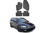 2000-2007 Volvo V70 Tappetini Tpe Nero 4 Pz