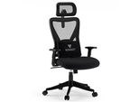 Sedia Da Ufficio Ergonomica SENSE7 Tone, Sedia Da Scrivania, Schienale, Braccioli E Poggiatesta Regolabili, Fino A 130 Kg, Nero