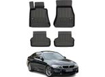 2017-2024 Bmw Serie 5 Berlina Touring G30 G31 Tappetini Tpe Nero 4 Pz