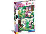 Clementoni - Puzzle Disney Minnie 2X60元素 - Oryginalnyprodukt Dla Dzieci I DorosłYch