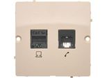 Presa Per Computer + Telefono Beige Basic BMF5T.02/12 Simon Contatto-Simon