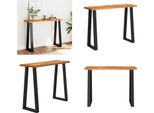 Vidaxl Tavolo Consolle Bordo Albero 110X35X80 Cm In Legno Massiccio Di Acacia - Tavolo Consolle - Tavoli Consolle - Tavolo - Tavolo Corridoio