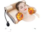 Cuscino Per Massaggio Cervicale, Massaggio Shiatsu, Terapia Del Calore, Spina Ue, Oro Con Airbag