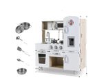 Cucina Giocattolo In Legno Per Bambini, Effetti Luminosi E Sonori Simulati, Accessori Per La Cucina Delle Bambole, Sty2 81 X 74 X 30 Cm