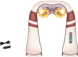 Massaggiatore Per Il Collo, Massaggio Elettrico, Impastamento Shiatsu, Spina Ue, 6 Pulsanti Rossi