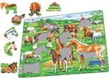 Elegante Puzzle: Una Varietà Di Bellissimi Cavalli, 33 Pezzi