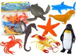 Set Con 10 Figure Di Animali Marini Subacquei