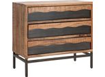 Furnlux Yellowstone Cassettiera Marrone 88Cm / Colore Principale: Marrone / Dimensioni: 88 X 80 X 45 Cm
