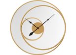 Furnlux Orologio Specchio Da Parete Oro 90Cm / Colore Principale: Oro / Dimensioni: 90 X 90 X 6 Cm