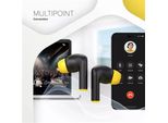Canyon Canyon Headset Hexagon 7 Tws Anc+Enc Wireless Charge Black Yellow