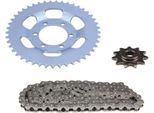 Set Di Catene 3 Pezzi Argento 11/45 Denti Per ZüNdapp Zd 20 25 Tipo 446-400 446-420 / Zd 50 Tipo 446-422 / Zs 25 Tipo 460-05