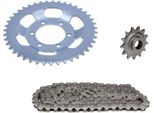 Set Catena 3 Pezzi Argento 13/43 Denti Per ZüNdapp Gts Ks 50 Tipo 517 529 / Super Sport 50 Tipo 517-35
