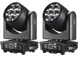 Faretto Da Palco, 7X40W Rgbw Beam + Wash, Controllo Dmx, Angolo Del Fascio Regolabile, Prezzo Unitario Per 2 Pezzi, Spina Ue